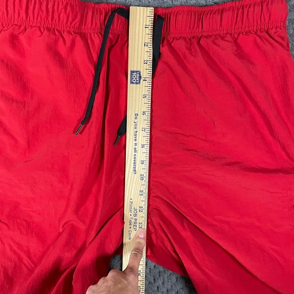 Polo Ralph Lauren Mens Red Swim Trunks Cargo Pocket Mesh Lined Size L Beach